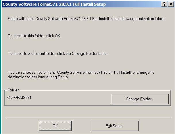 Default Installation Folder